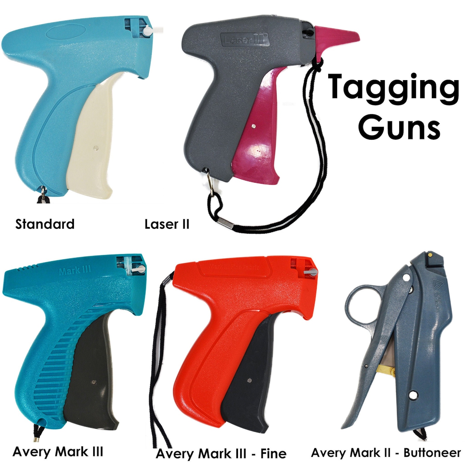10312 Avery Dennison Fine Fabric Price Tagging Gun + 5000 2 - Foto 9