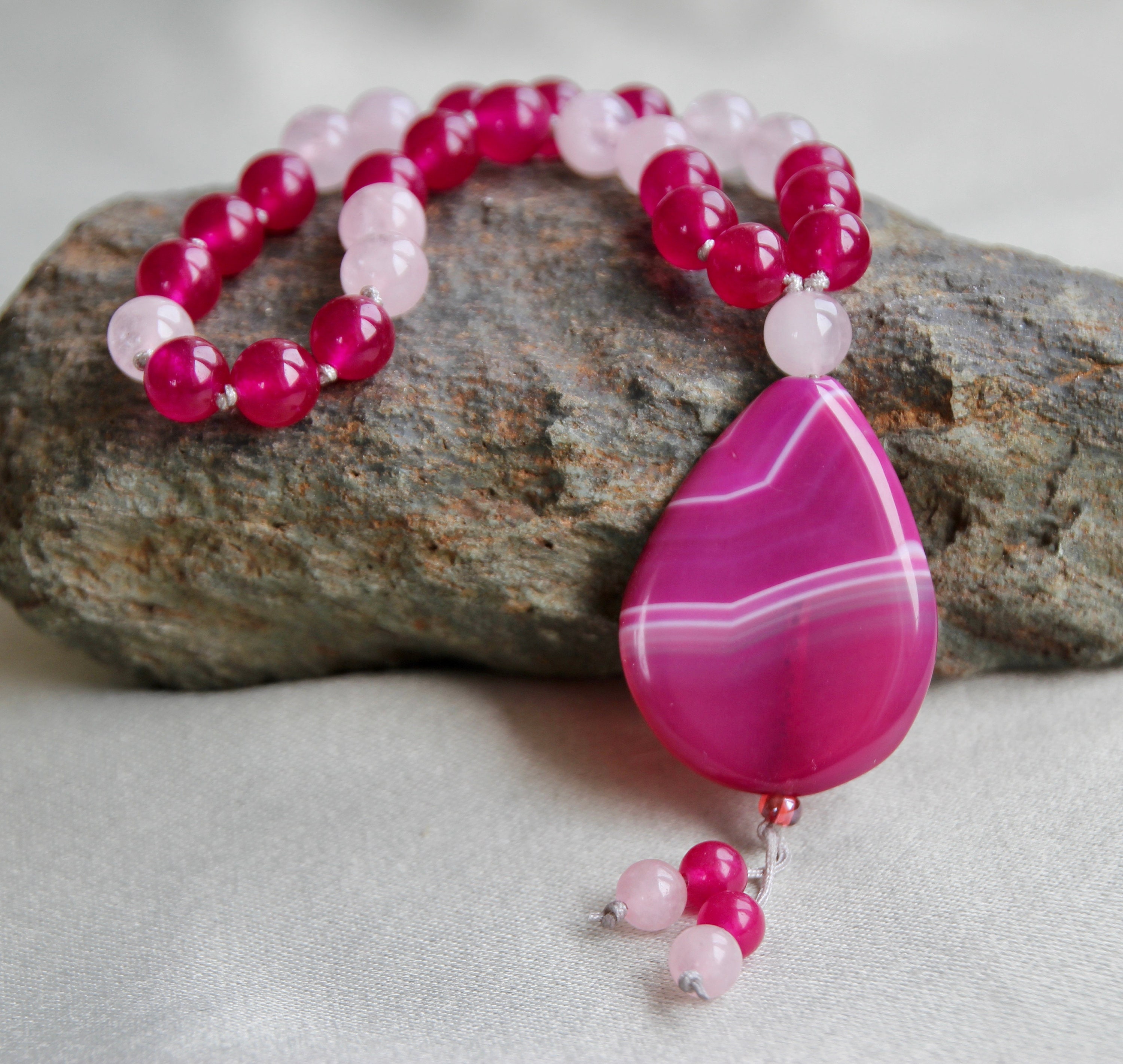 Pink clearance onyx jewelry