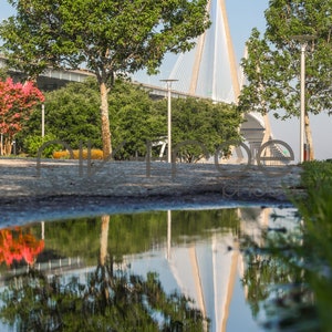 Ravenel Bridge - Charleston, South Carolina - Wall Art - Fotografia - Download istantaneo - Riflessione