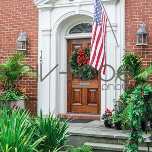 Charleston, South Carolina - Digital Print - Instant Download - Christmas - Holiday Season - Winter Decor