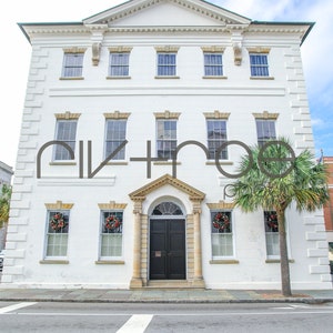 Charleston, South Carolina - Digital Print - Instant Download - Christmas - Holiday Season - Winter Decor