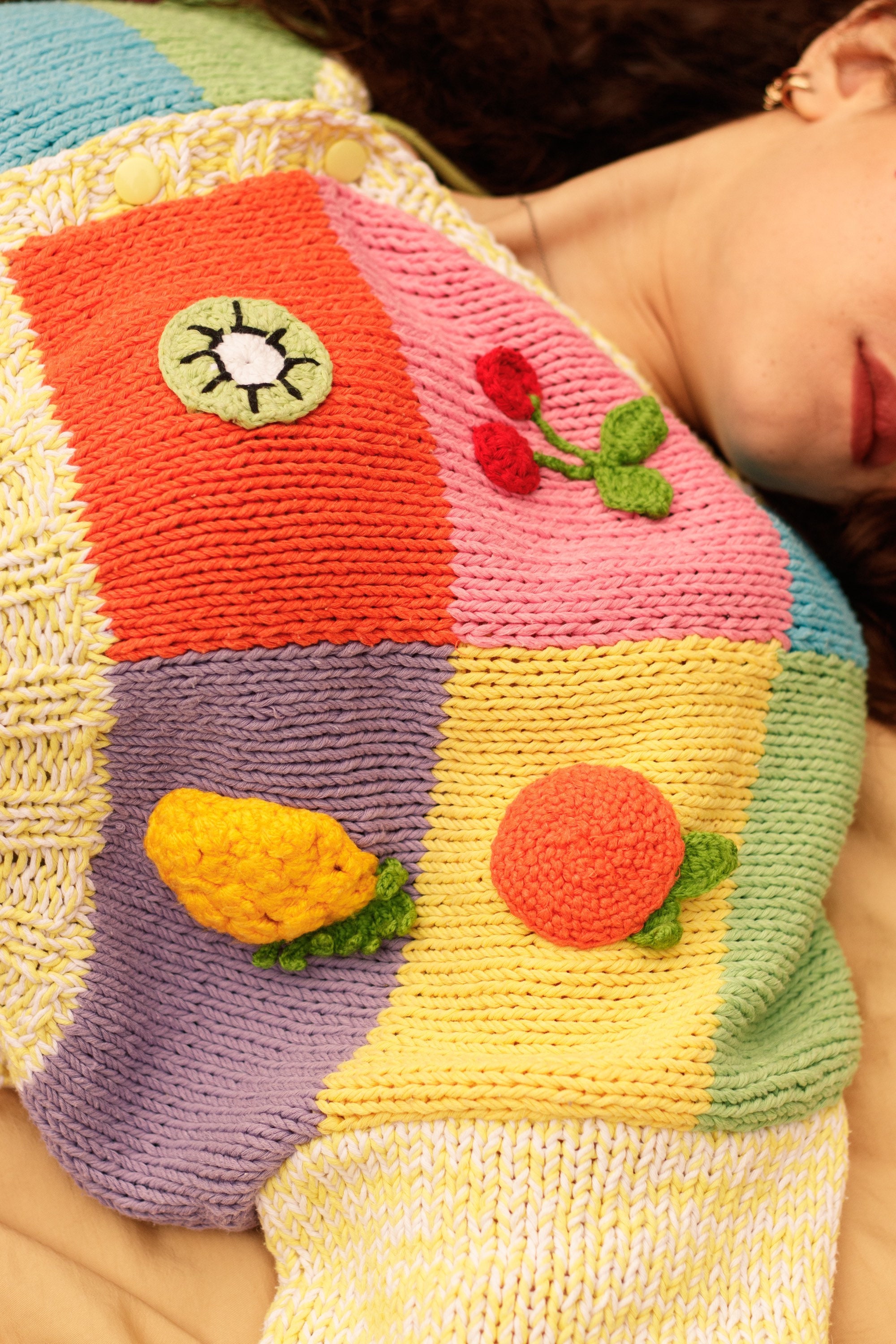 トップス leinwaude Fruits Mix Crochet Cardigan Crochet Fruit Cardigan - Bringing Ideas to Life | TikTok