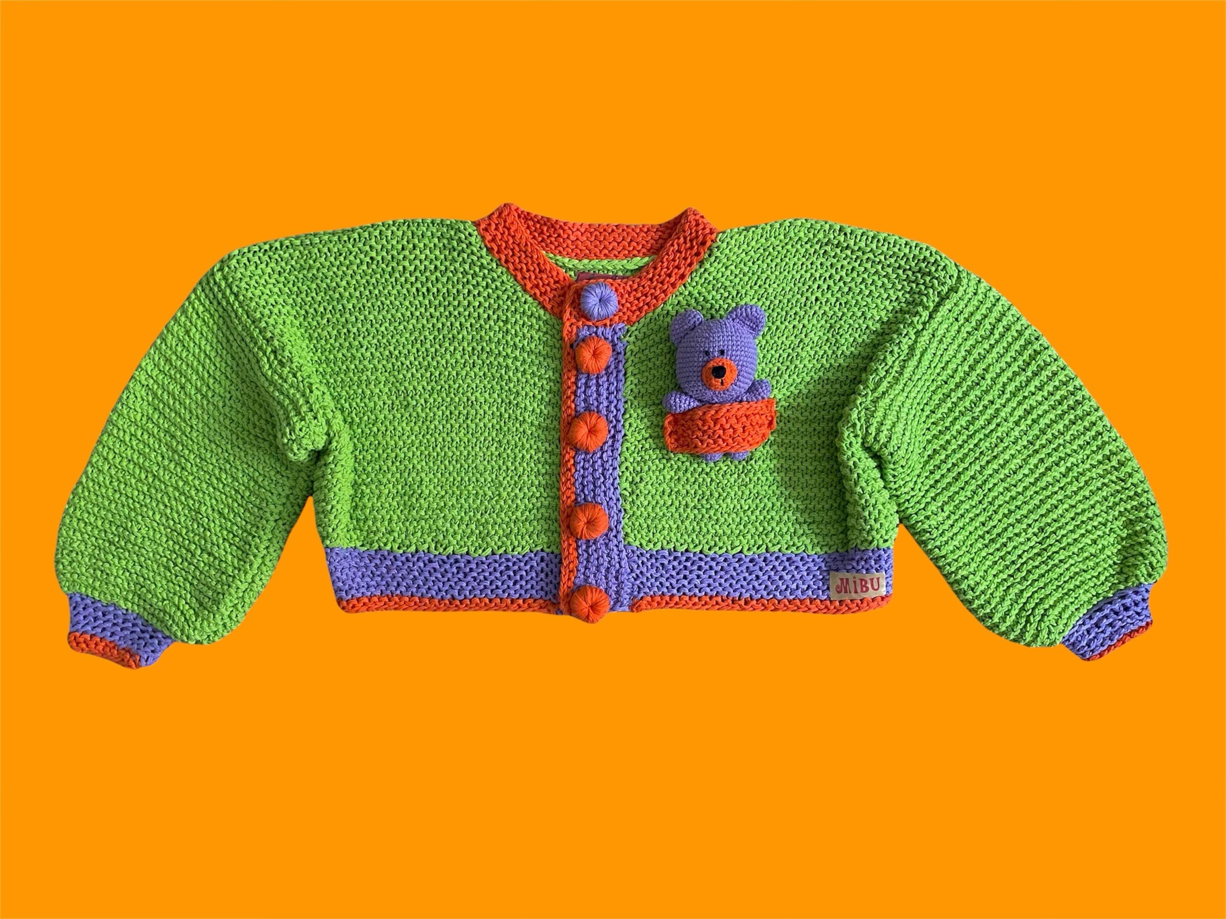 Bear Cardigan - Etsy