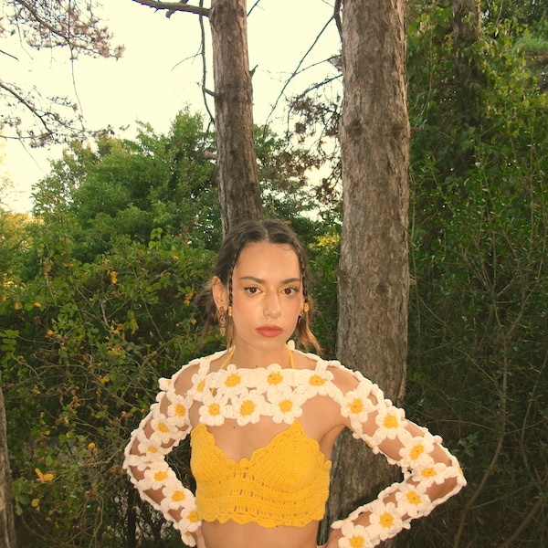 Daisy Bolero | Knit Bolero | Handmade Bolero | Gift for Women