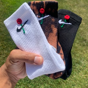 50 Pack custom order Collection &quot;Rose&quot; Nike Crew High Socks by Sockem