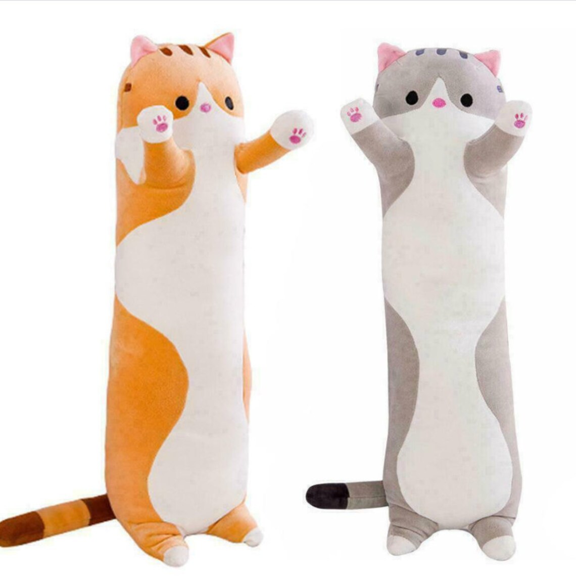 50CM Long Cute Cat Doll Plush Toy Soft Stuffed Kitten Pillow | Etsy
