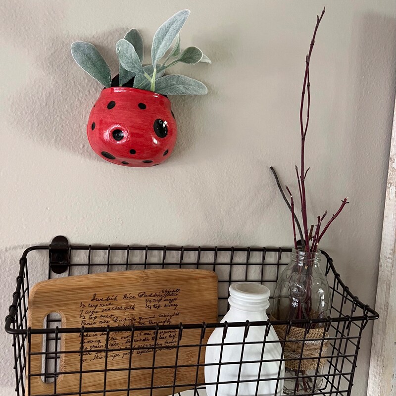 Ceramic wall pockets etsy