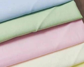 40s 100% Cotton Poplin Fabric by The Yard Quilting Dress Cloth Sewing Crafting DIY Making