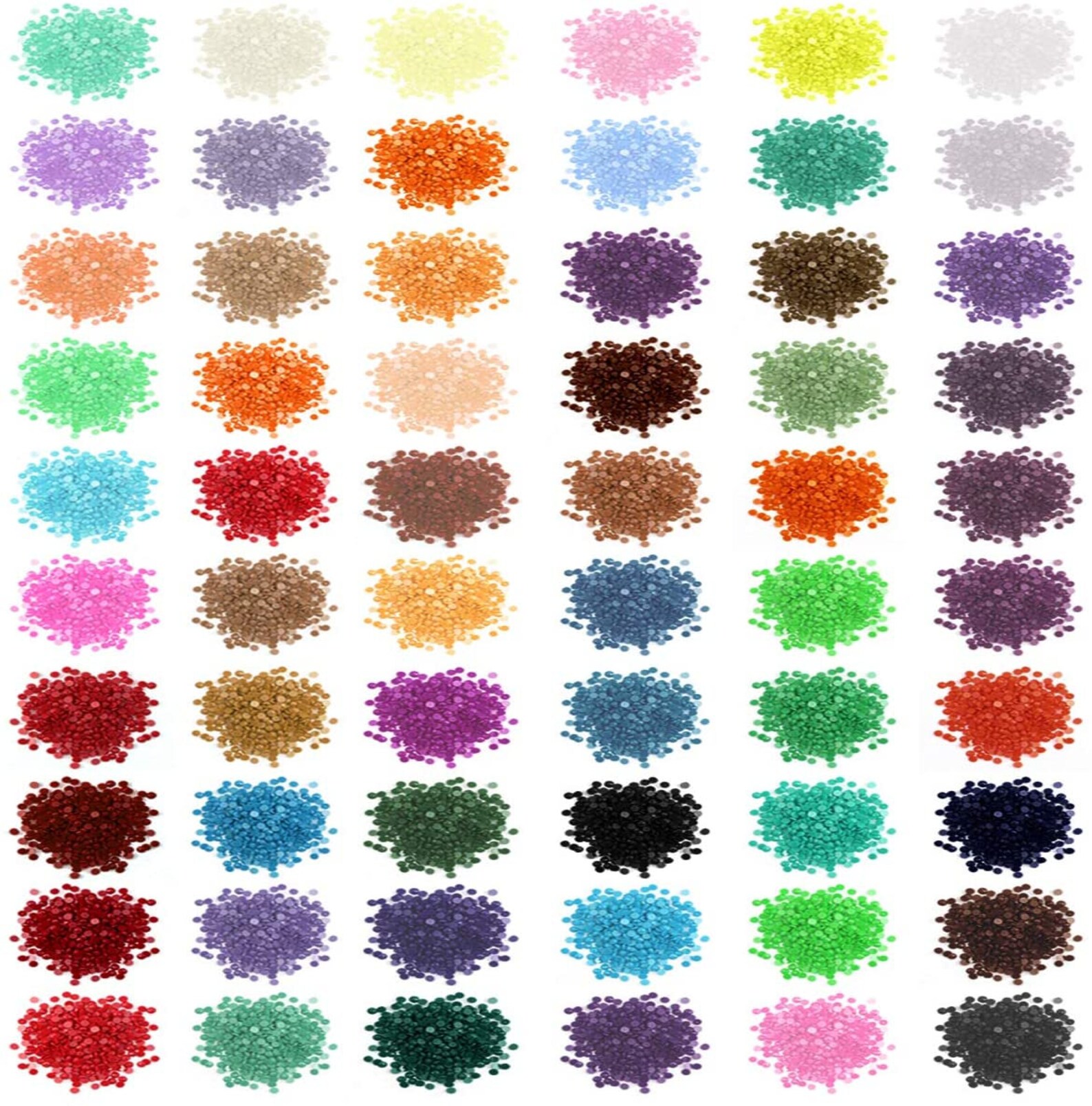 60 Colors 5D Diamond Painting Beads Replacement Round Drills | Etsy