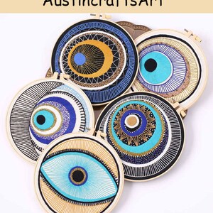 Modern Embroidery Starter Kit: DIY Needlepoint Craft, Cotton Cloth