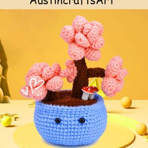 Crochet Kit For Beginners, DIY Cute Potted Plant Crochet Kit, DIY Hand Make Crochet Projects, Home Decoration Kit, Holiday Gifts For Friends