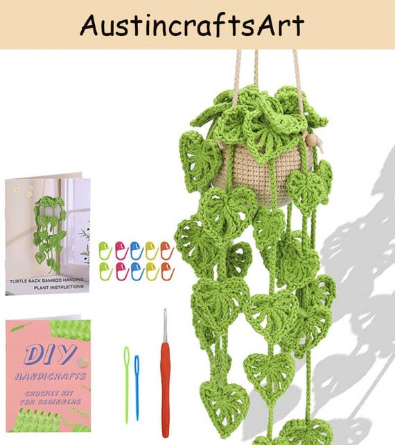 SGIBYN Kit De Crochet Pour Débutants Avec Tutoriels Vidéo étape Par