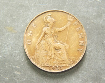 1966 年 1 ペニー硬貨 イギリス エリザベス 2 世。誕生日