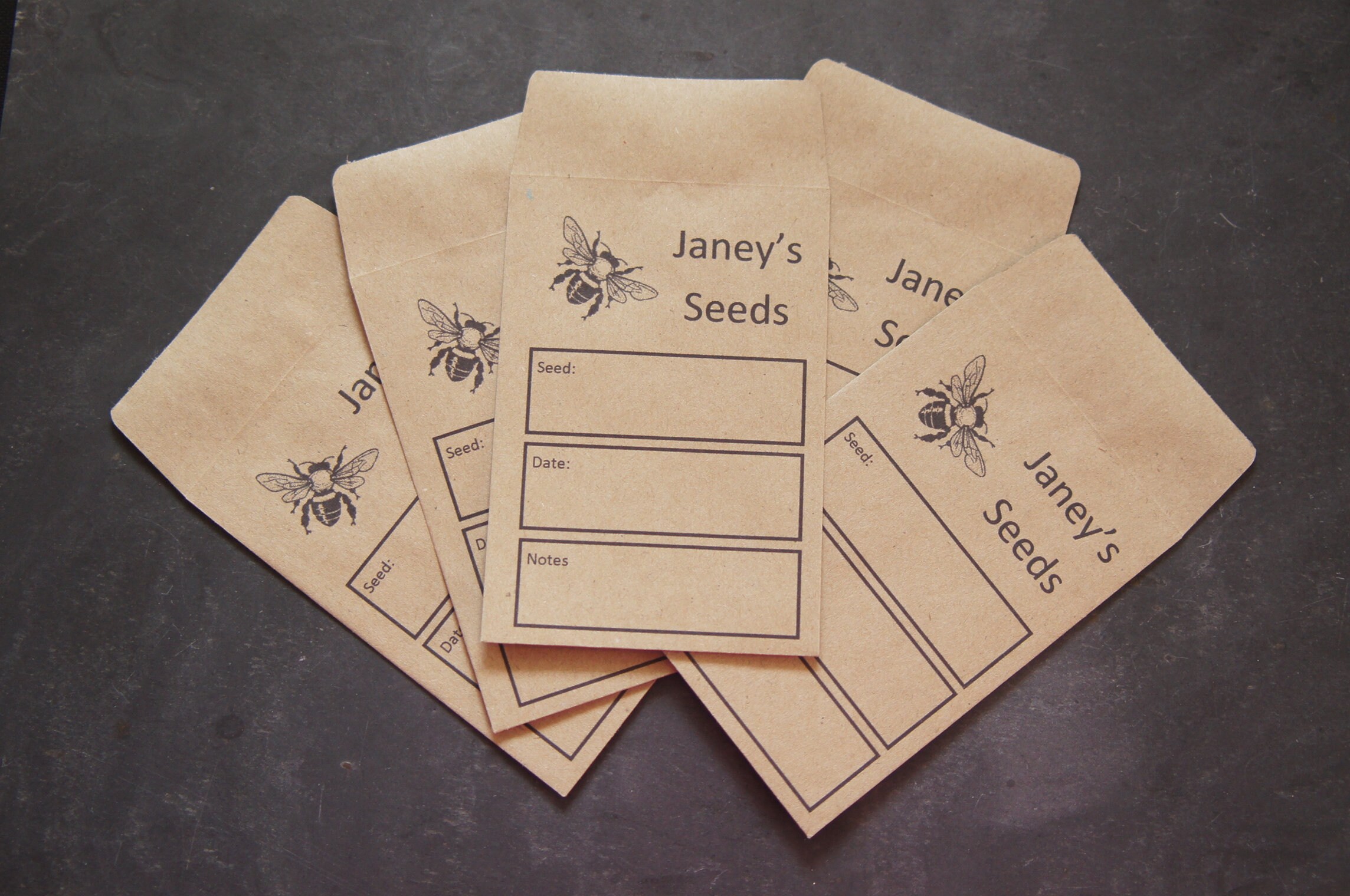 Seed Packets Seed Envelopes Seed Packet Template Seed Storage Printable Seed  Packets Seed Saving Envelopes Seed Packet Printable 