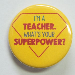 Distintivo de superpoder do professor