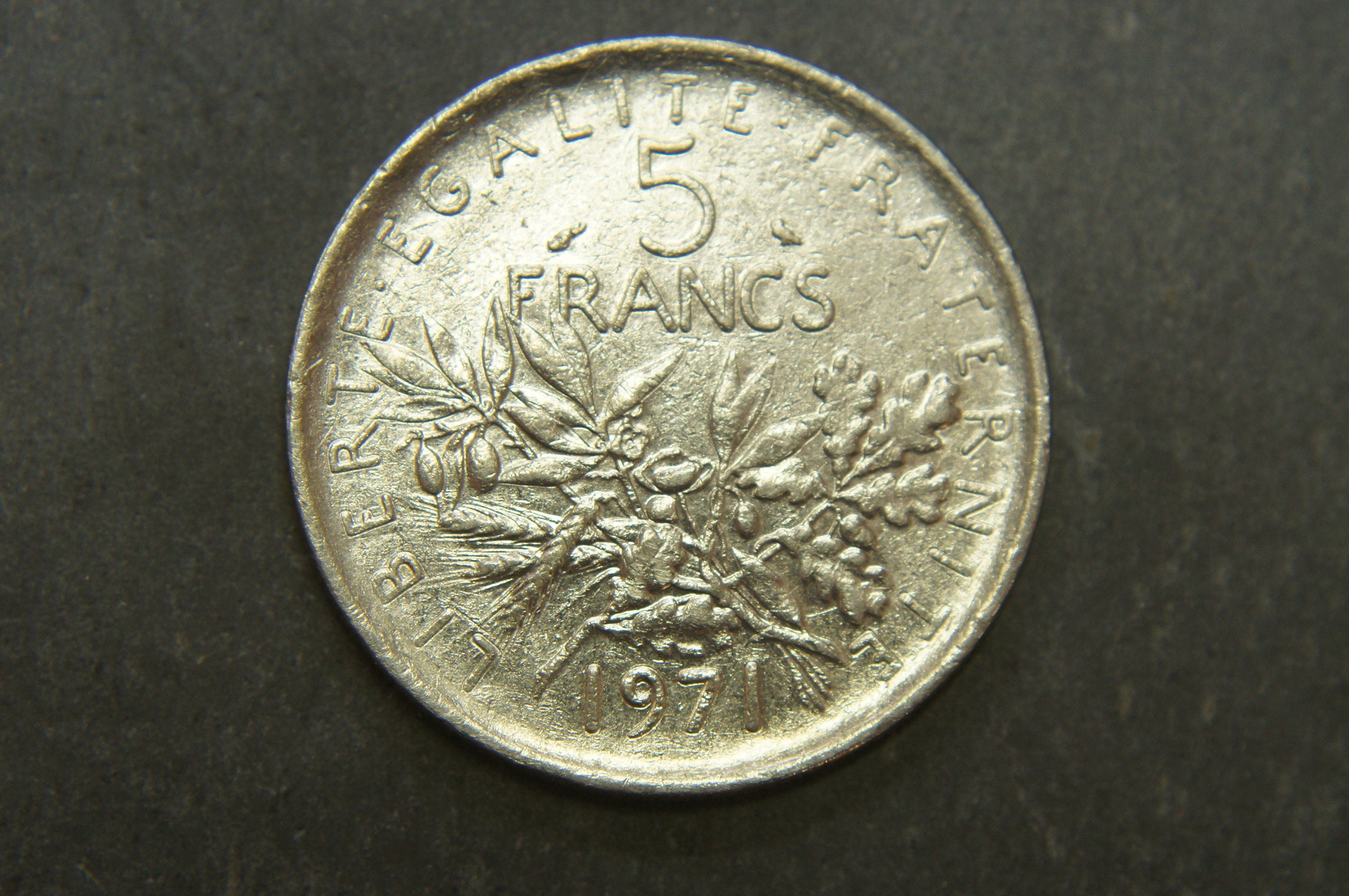 1971年 5フラン硬貨 フランス。 - Etsy 日本