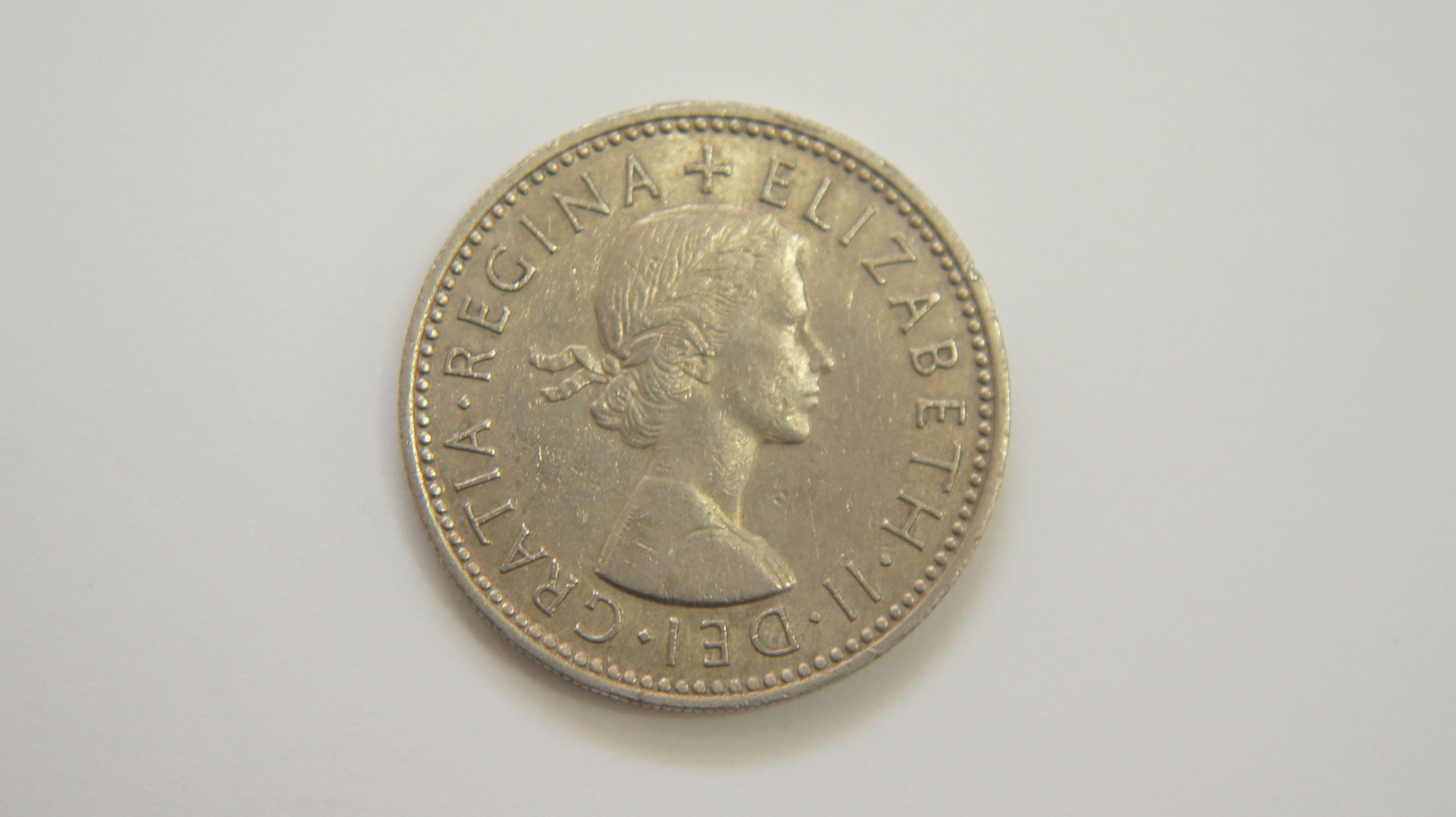 1957 English Shilling Coin, Queen Elizabeth II - Etsy
