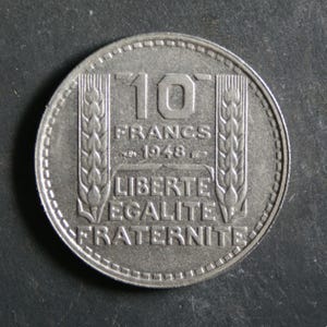 1948 10 Francs Coin France