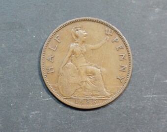 1935 Half Penny Coin Great Britain King George V