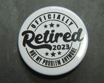 Officially Retired Badge