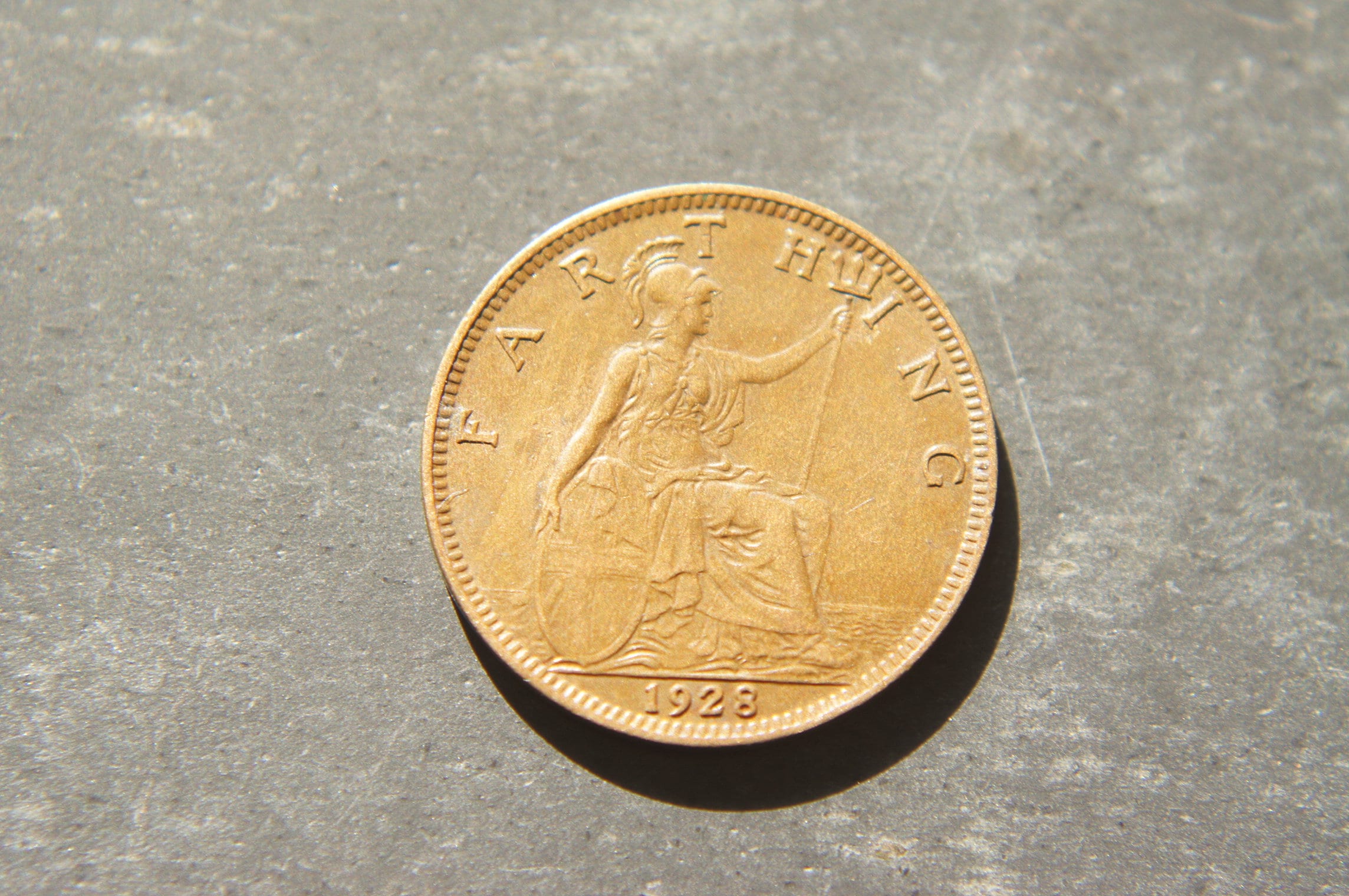 1928年 ファーシングコイン イギリス ジョージ5世 - Etsy 日本