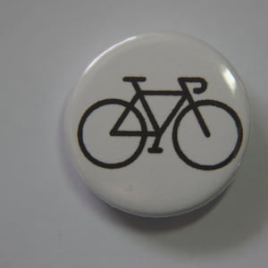 Racing Bike Button Badge