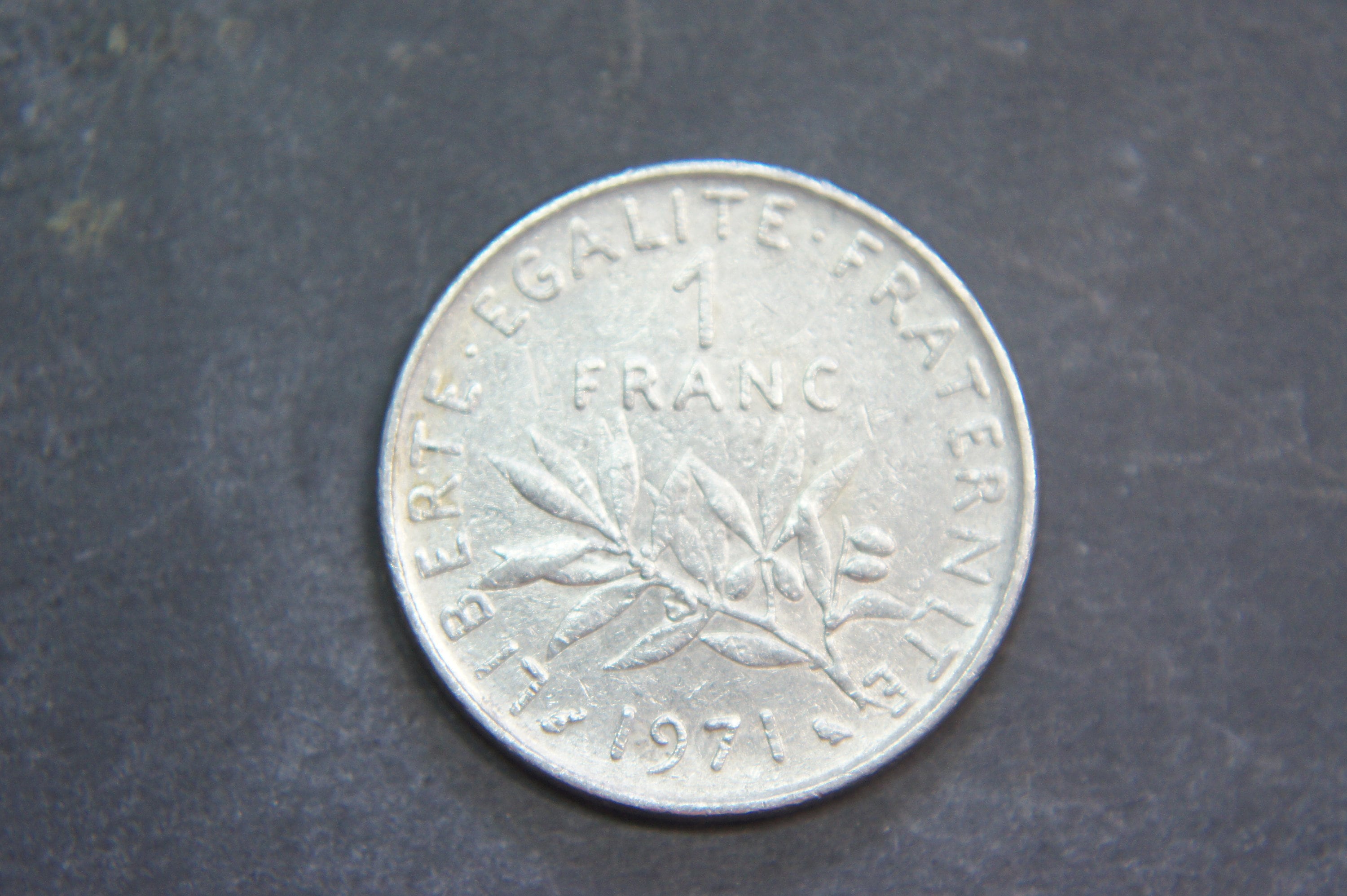 1971 1 Franc Coin France - Etsy