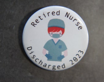Retired Nurse Badge - Any Year