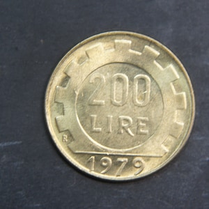 1979 200 Lire Coin Italy