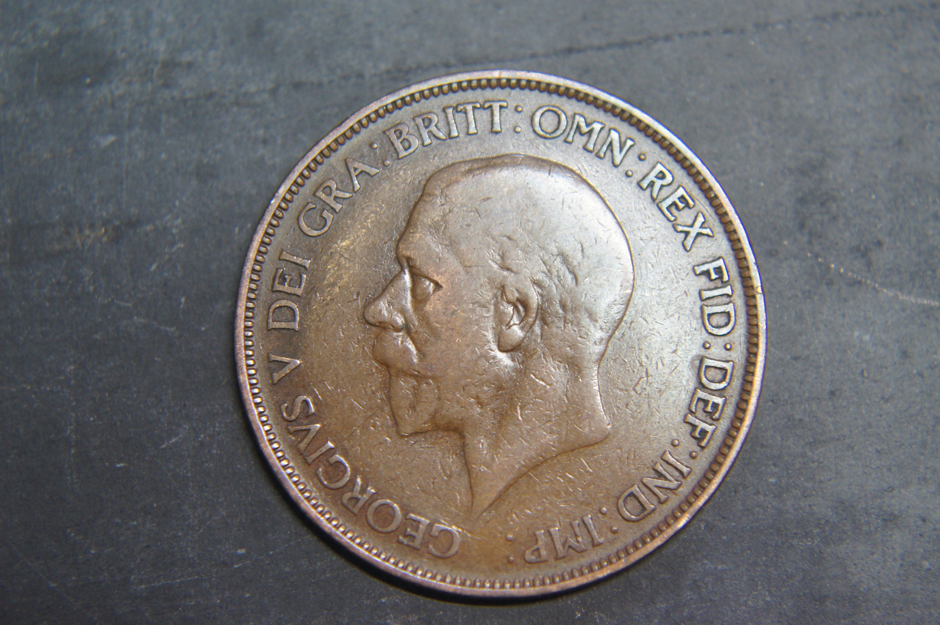 1930年イギリス1ペニー硬貨：ジョージ5世、コレクター向けイギリス通貨