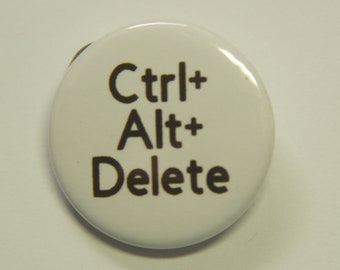 Ctrl+Alt+Delete Button Badge - Windows Reset Button Badge