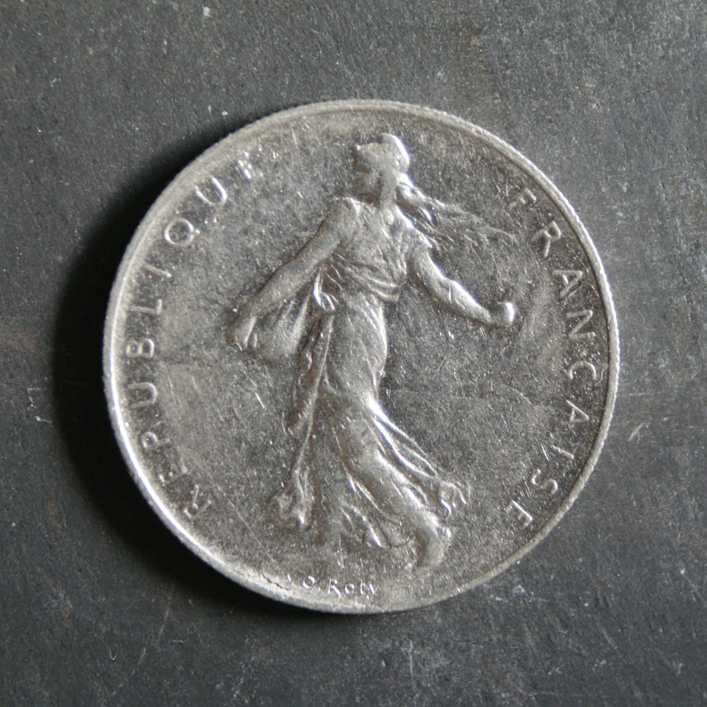 1960年 1フラン硬貨 フランス - Etsy 日本