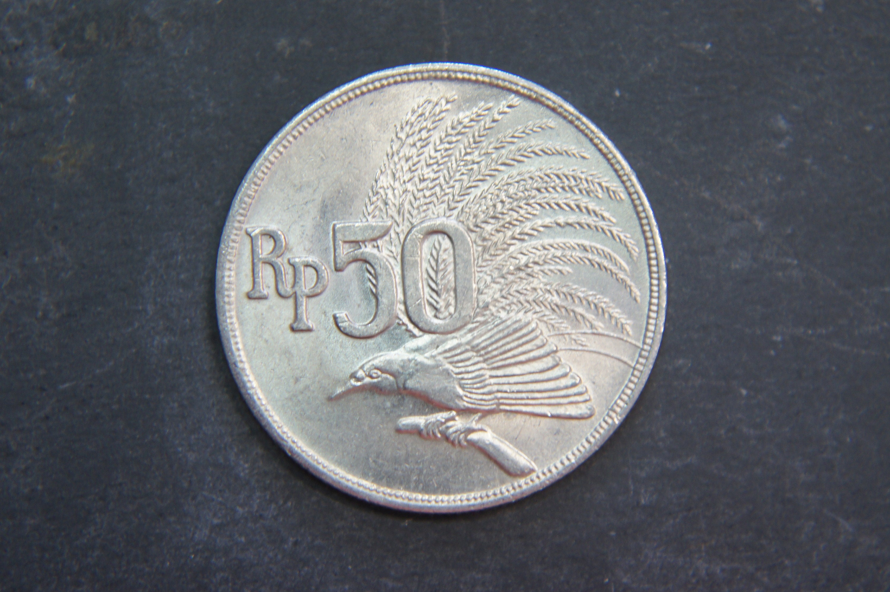 1971年 50ルピア硬貨 インドネシア - Etsy 日本