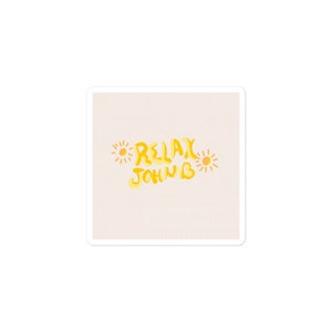 Relax John B vinyl sticker
