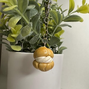 Cream Puff Keychain Pal