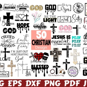 Religious Svg -  Christian Svg - Scripture Svg - Jesus Svg - Bible Svg - Bible Verse Svg -  Religious Quote Svg - Religious Saying - God Svg
