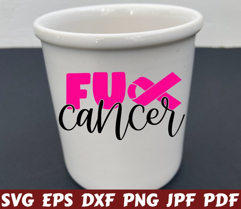 Fu Cancer SVG Fu SVG Cancer SVG Breast Cancer Svg - Etsy