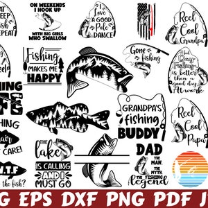 Fishing Svg - Fishing Cut Files - Fishing Silhouette - Fishing Quote Svg -Fishing Saying - Fishing Shirt Svg - Fisher Svg - Fishing Life Svg