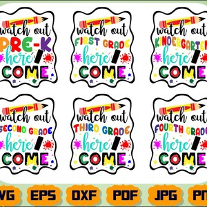 Watch Out Svg - Back To School Svg - School Svg - School Cut File - School Design Svg - School Clipart - First Day Of School Svg - Shirt Svg