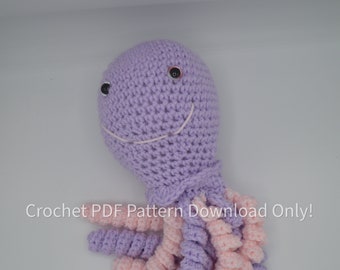 NICU Octopus haakpatroon - alleen PDF downloaden - alleen haakpatroon - digitale download - kerstcadeaus -