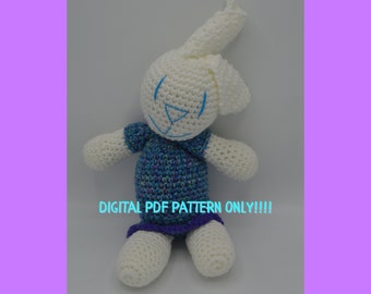 Crochet Rabbit - Amigurumi Bunny - Crochet Bunny - Bunny Crochet - Cute Crochet Pattern - Bunny Christmas -