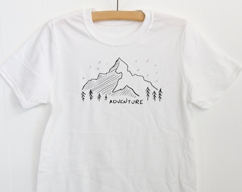 Adventure Shirt, Mountain Shirt, Adventure TShirt, Hiking T-shirt, Mountain T-shirt, Not all those who wander are lost t-shirt, Mountains