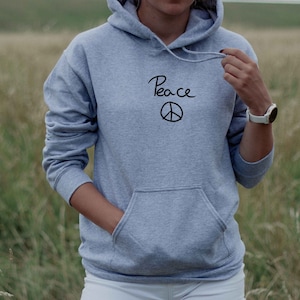 Peace Sweatshirt, Peace Sign Shirt, Retro Shirt, Inspirational, Positive Quote Tee, Peace Sign Tshirt, Hippie Shirt, Boho Shirt, Peace,Love
