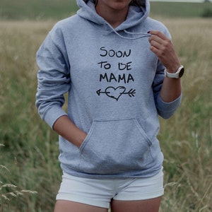 Bluza z kapturem dla przyszłej mamy, Bluza dla nowej mamy, Prezent dla przyszłej mamy, Prezent dla przyszłej mamy, Prezent dla nowej mamy, Prezent na pierwszy dzień matki, Prezent na baby shower