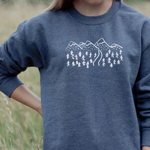 Mountain Sweatshirt, Hiking Hoodie, Camping Sweater, Nature Shirt, Mountains Are Calling, Mountain Hoodie, For Women, For Men,Mountain Shirt