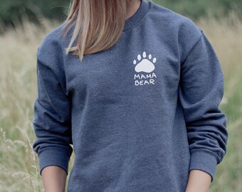 Sweat à Capuche Humoristique "Maman Ours" - Taille S à 3XL - Cadeau Fête Des Mères