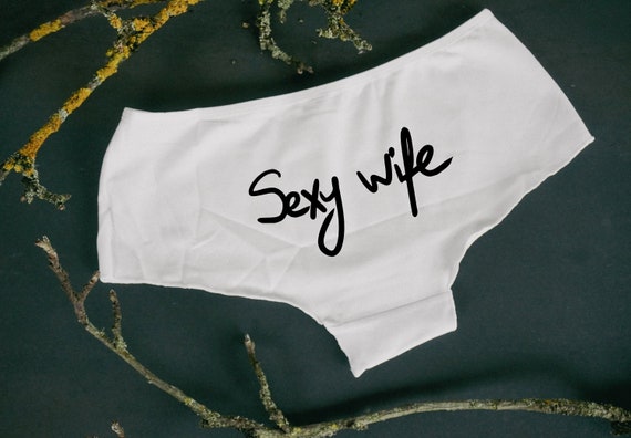 Sexy Wife Underwear, Gift for Wife, Valentines Day Gift, Anniversary Gift, Hot  Wife Briefs, Hipster Panty, Womens Underwear, Ladies Lingerie 