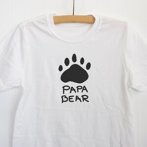 Chemise papa ours, cadeau fête des pères, chemise fête des pères. T-shirt pour papa, papa ours, chemise pour papa, cadeau pour papa, cadeau pour mari, t-shirt papa ours