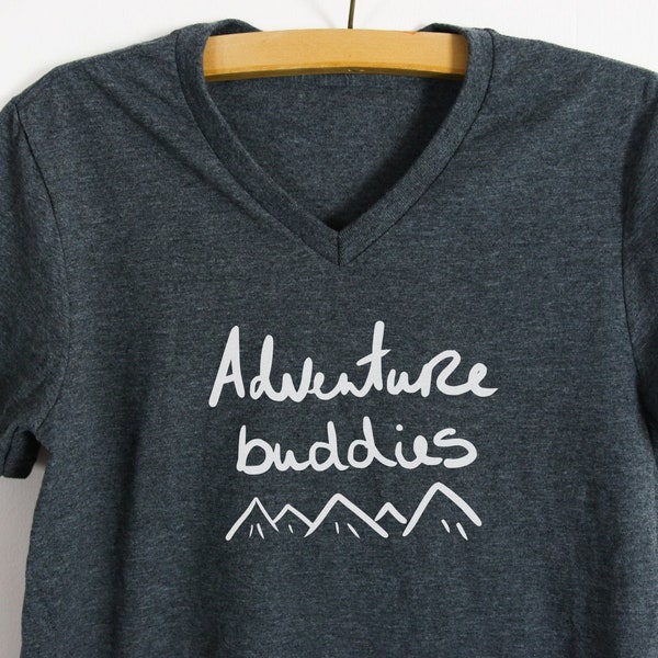 Adventure Buddies Tshirt, Travel Shirt, Adventure Shirt, Couple Tees, Bucket List Shirt, Vacation Shirt, Explore Shirt, Travel Addict Tee