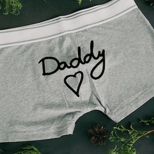 Daddy Boxers, Mens Boxer Briefs, Best Dad Ever, Fathers Day Gift, Present for Dad, Mens Underwear, Gifts for Him, Dad Boxers, First Time Dad